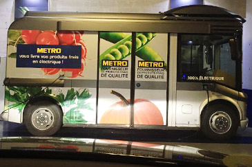 E-Bus als Lieferfahrzeug (Foto)