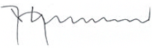 Unterschrift von Jürgen B. Steinemann – Vorsitzender des Aufsichtsrats (Handschrift)