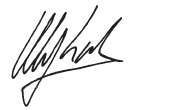 Unterschrift Olaf Koch (Handschrift)
