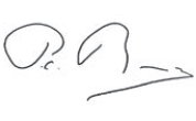 Unterschrift Pieter C. Boone (Handschrift)