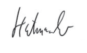 Unterschrift Heiko Hutmacher (Handschrift)