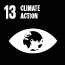 SDG goal 13: Climate Change (Icon)