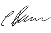 Unterschrift Christian Baier (Handschrift)