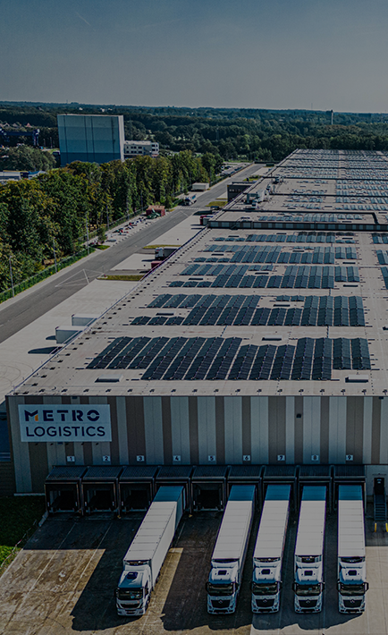  METRO Logistics Zentrum in der Vogelperspektive. (Foto)